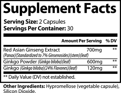 Ginkgo Biloba + Ginseng