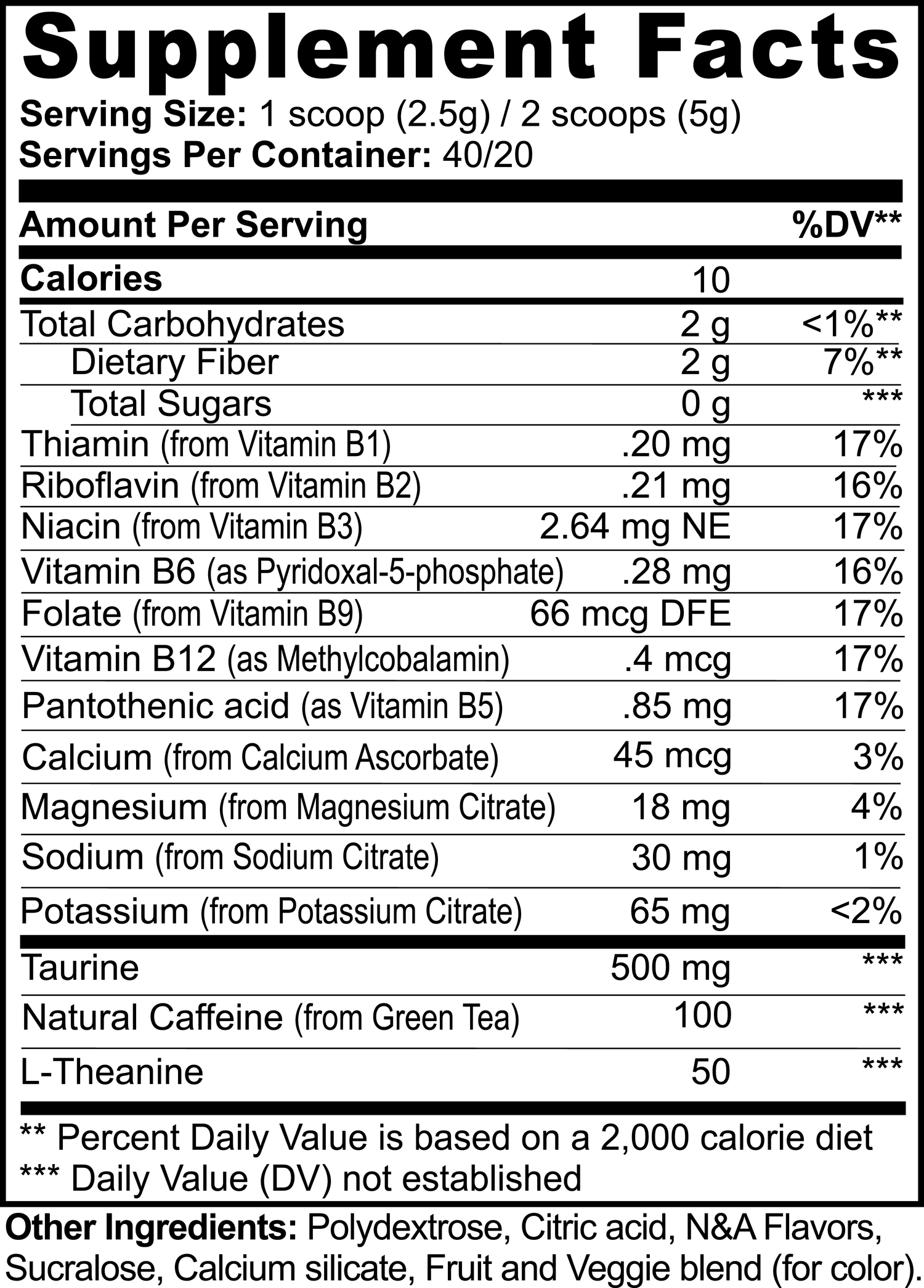 Energy Powder (Lychee Splash Energy)