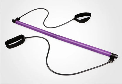 Portable Pilates Bar with Resistance Bands