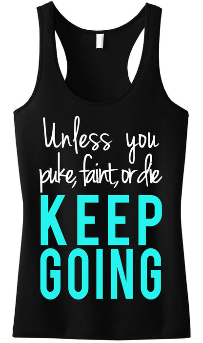 KEEP GOING Workout Tank Top - Blade Fitness
