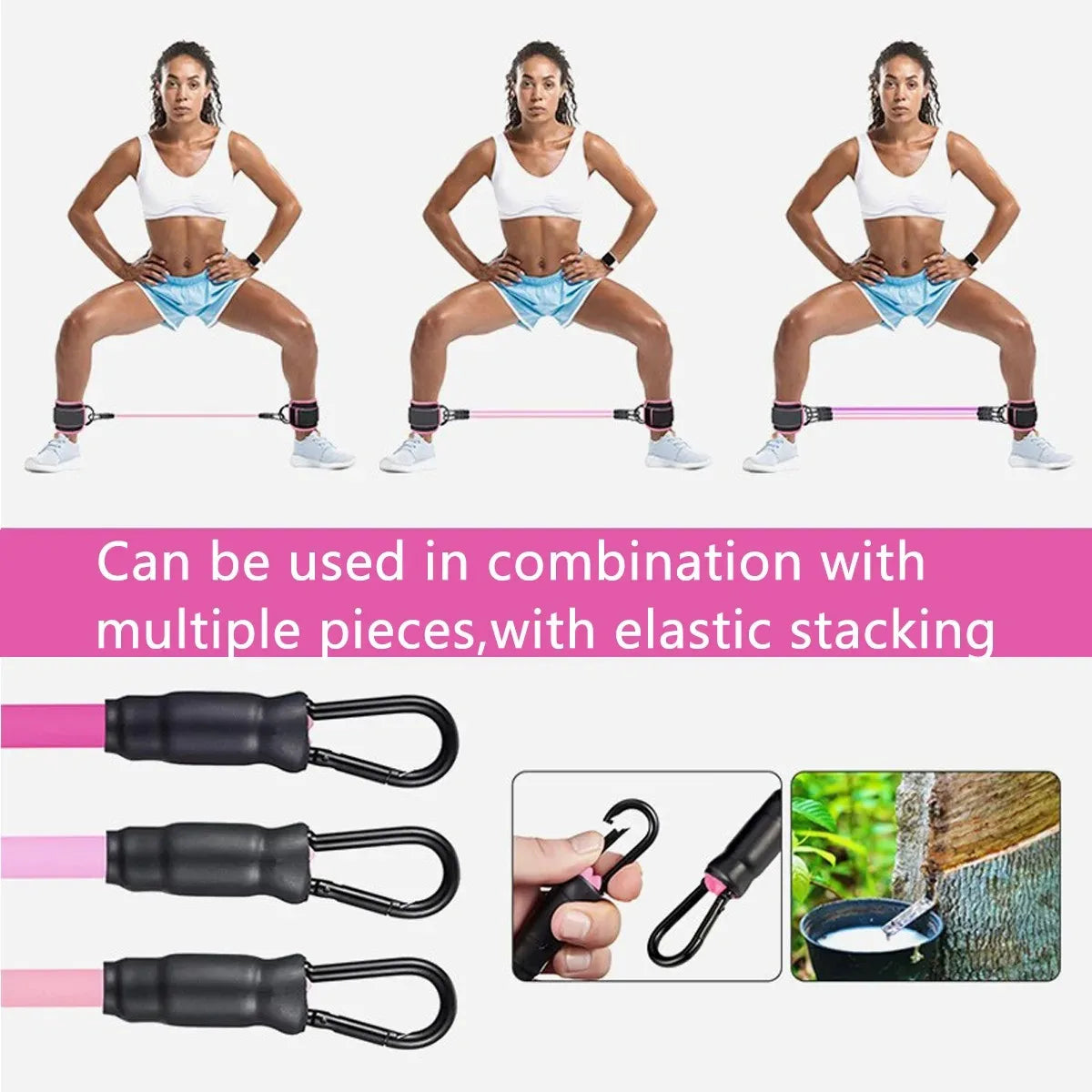 Ankle Strap Elastic Resistance Bands