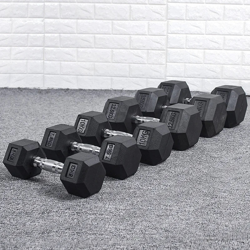 Hexagonal Fixed Dumbbells