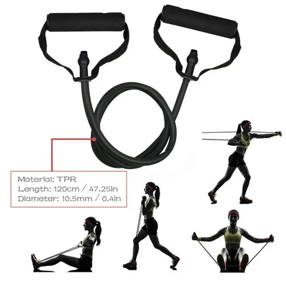 5-Level Resistance Bands with Handles