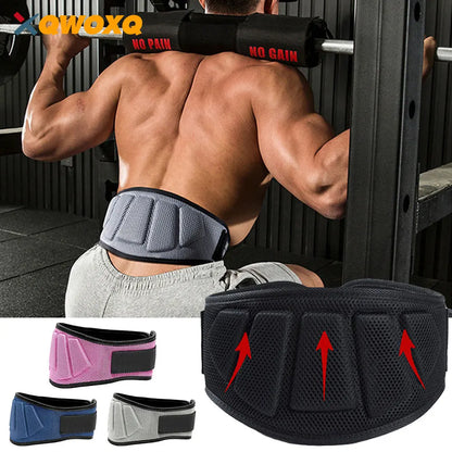 Weightlifting Belt – Lumbar Support for Gym, Squats, Powerlifting &amp; Strength Training