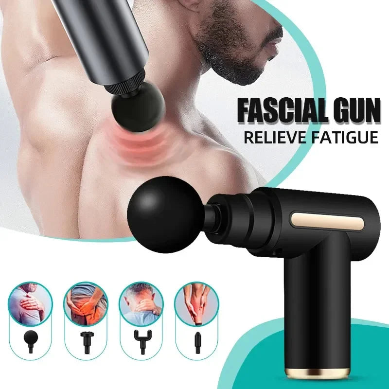 Professional Fascia Massage Gun – Electric Muscle Relaxation &amp; Neck Therapy Tool