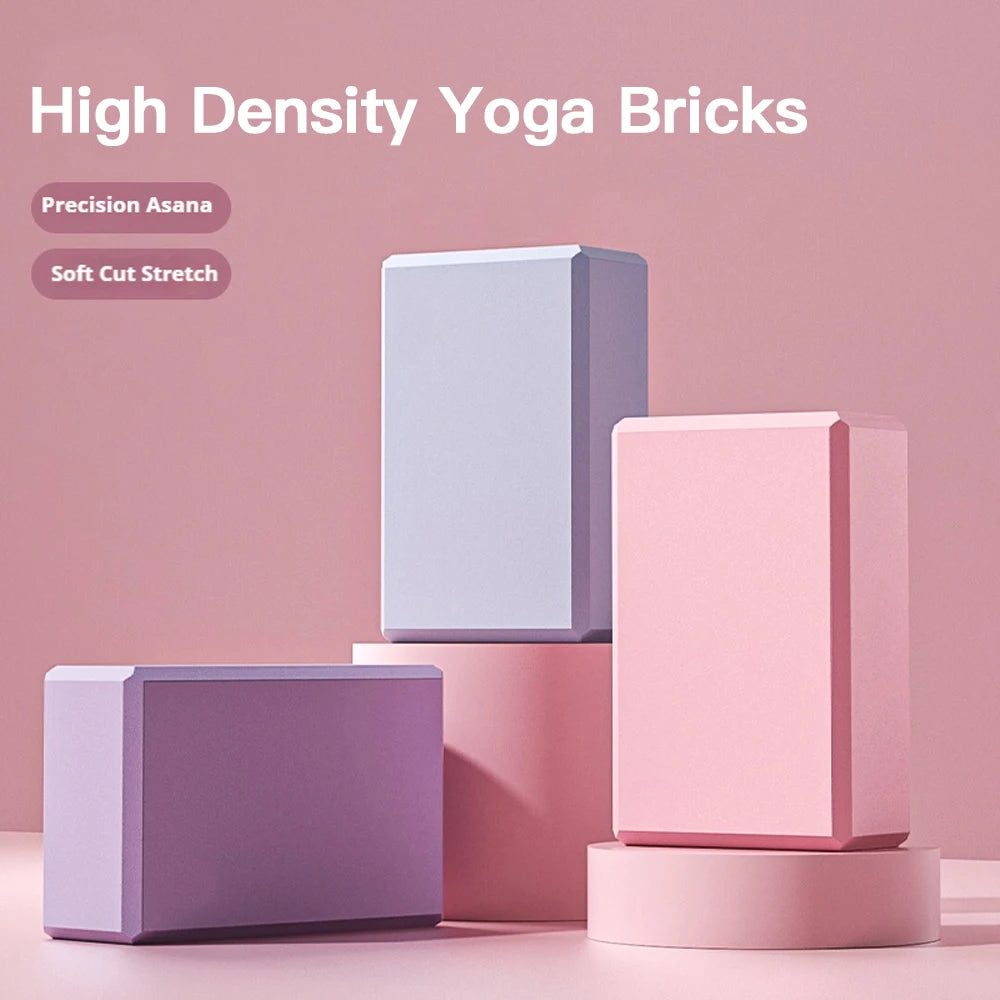 Yoga Foam Blocks – Training &amp; Fitness Tool for Stretching, Body Shaping, and Support