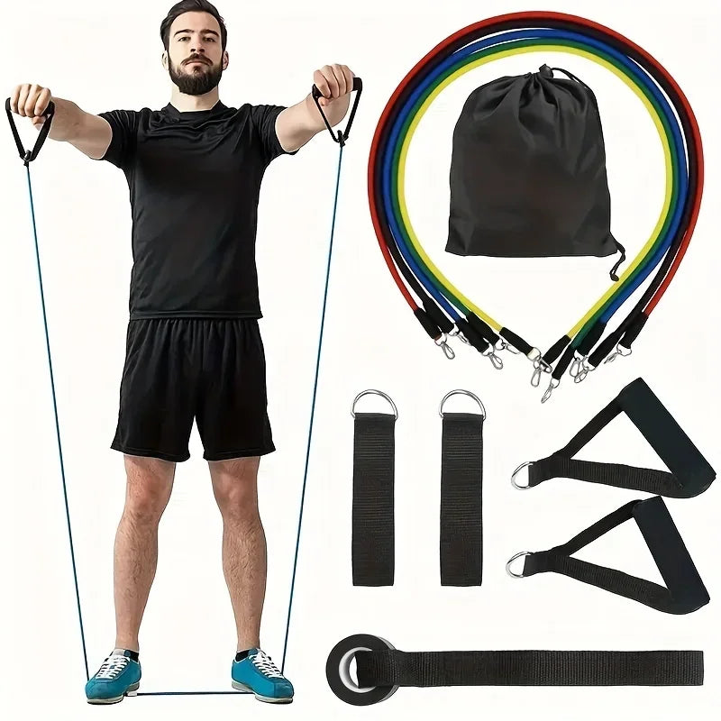 11-Piece Resistance Bands Set