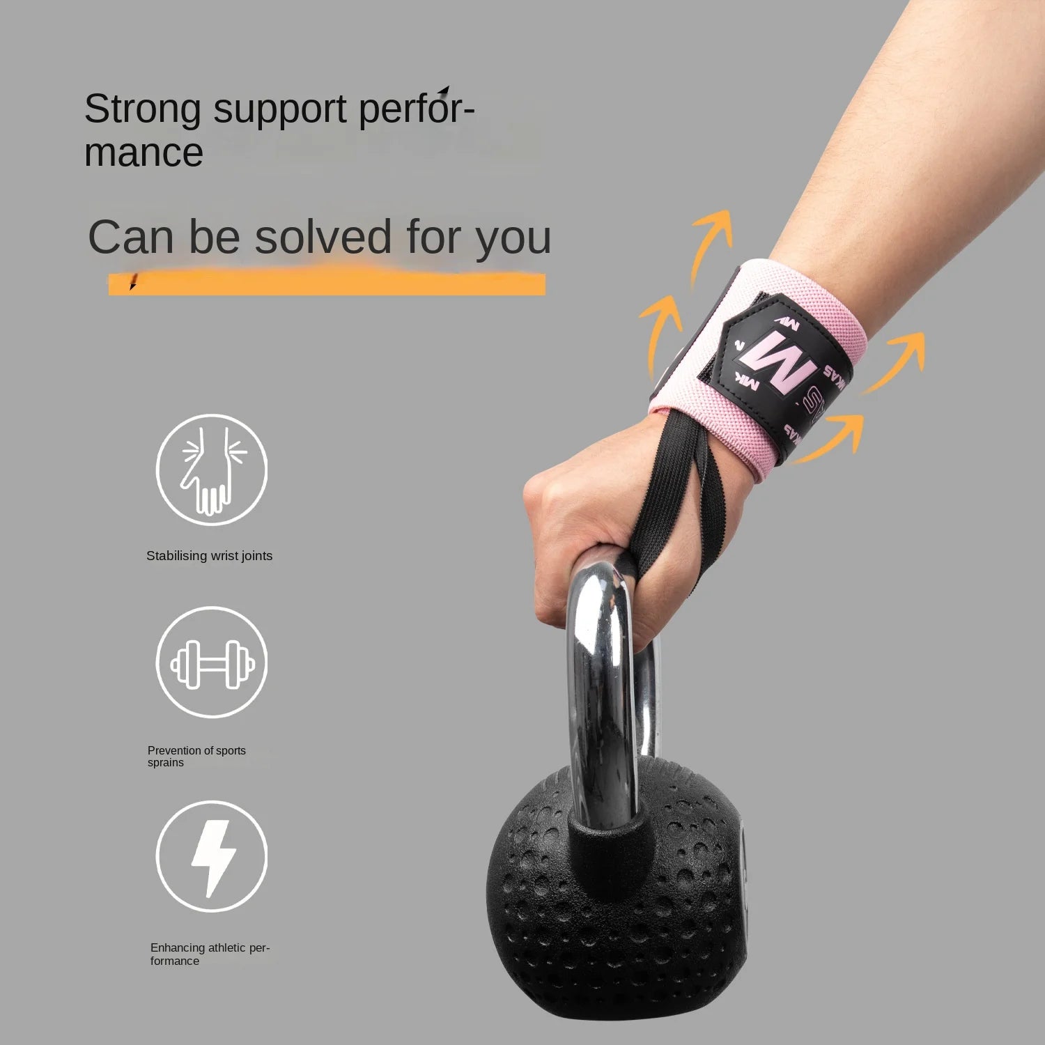 2-Piece Wrist Support Bands