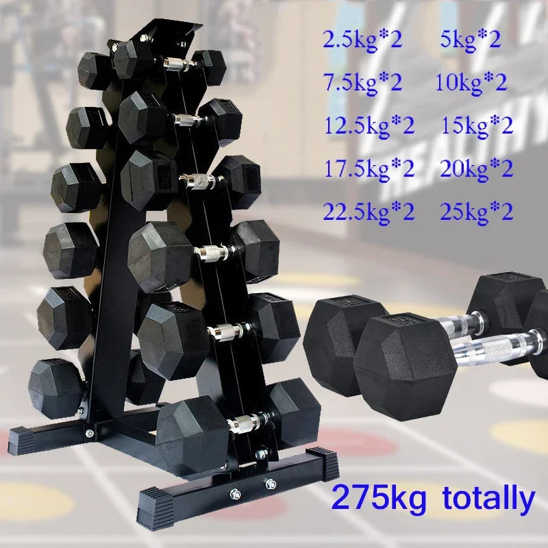 Hexagonal Fixed Dumbbells