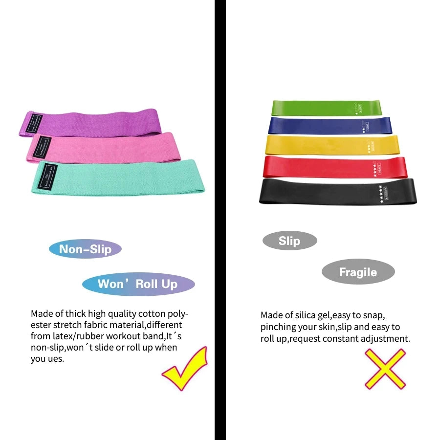 Fabric Resistance Bands for Hips &amp; Glutes