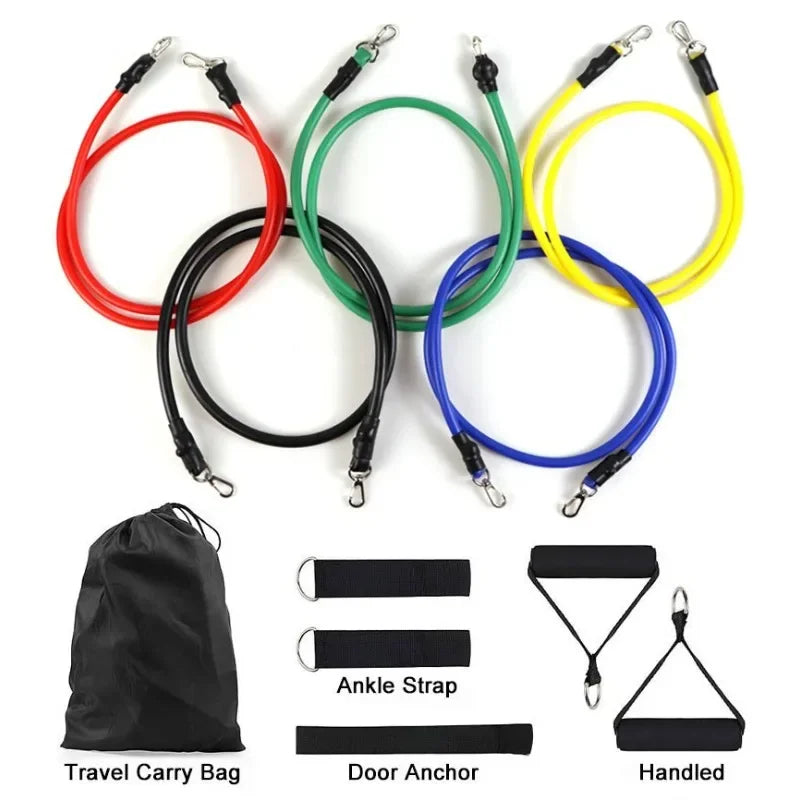 11-Piece Resistance Bands Set