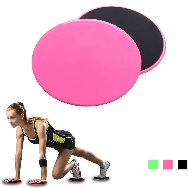 2-Piece Yoga Sliding Discs