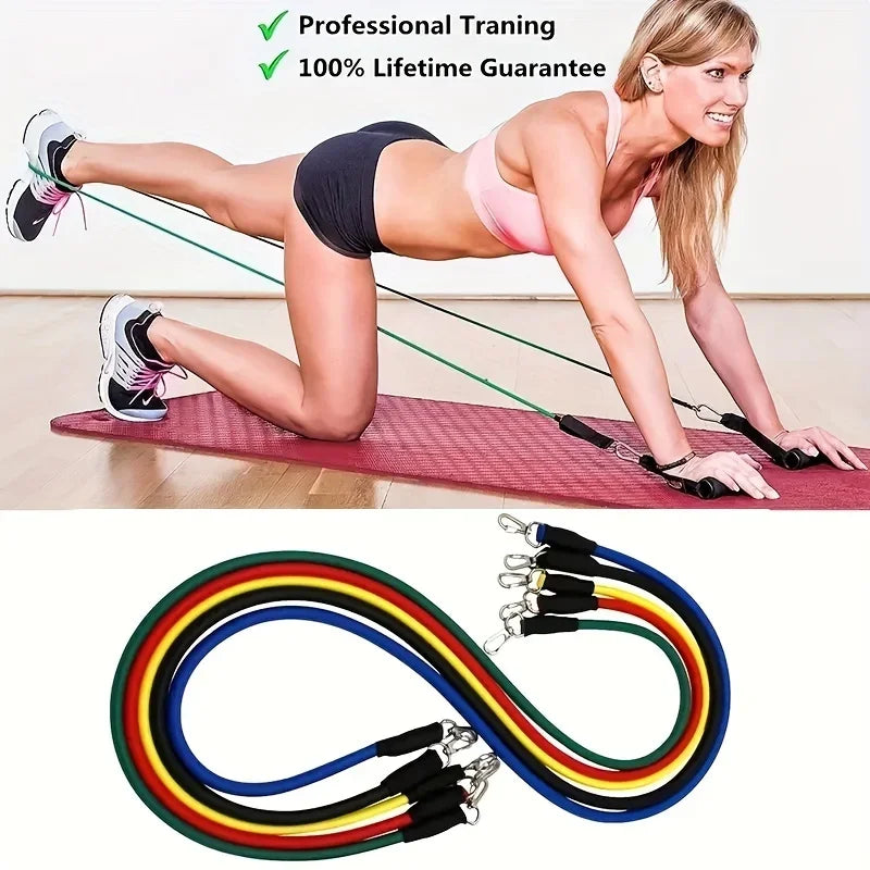 11-Piece Resistance Bands Set