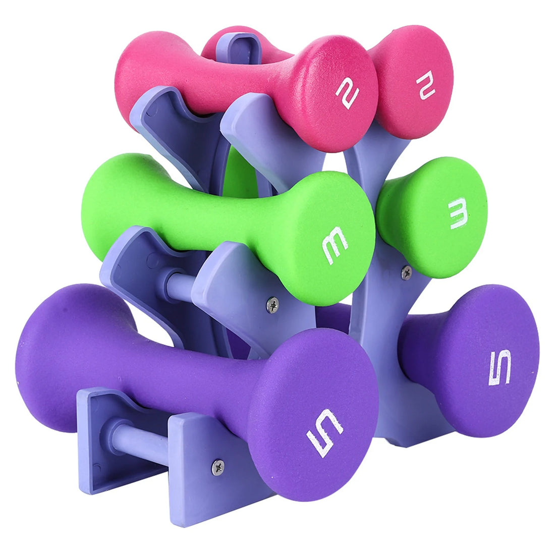 Hand Weights Dumbbell Set with Rack