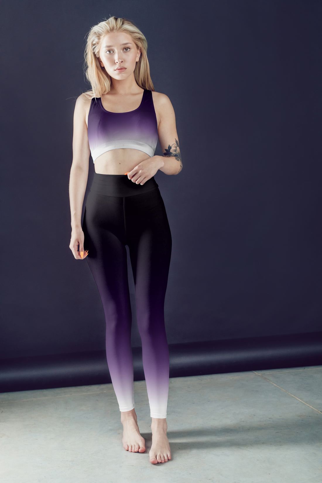 Purple Ombre Fitness Set - Blade Fitness