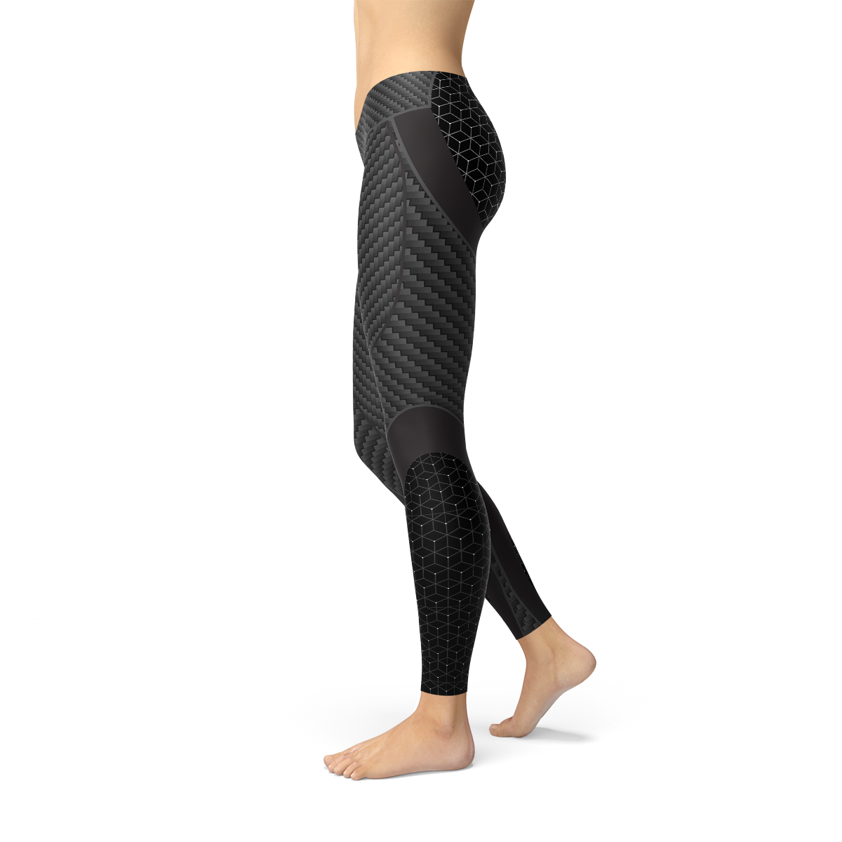 Womens Carbon Fiber Sports Leggings - Blade Fitness